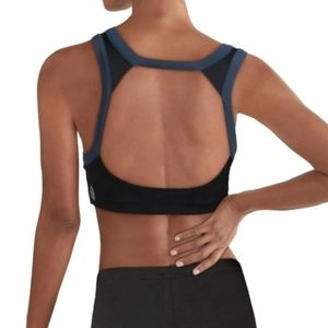 FP Movement Rebel Back Cutout Bra in Black/New Navy